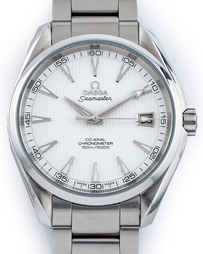 2011 Omega Seamaster Aqua Terra 41.5MM White Dial Steel Bracelet (231.10.42.21.02.001)