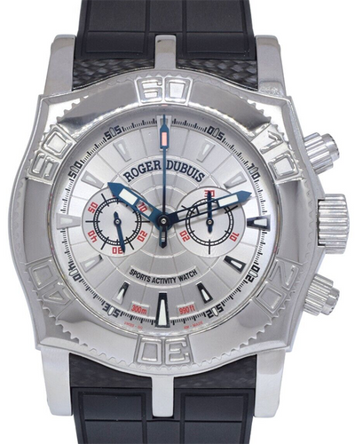 Roger Dubuis Easy Diver "Just for Friends" L.E. 46MM Silver Dial Rubber Strap (SE46 56)