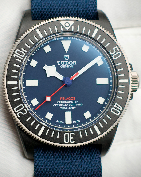 2024 Tudor Pelagos FXD "Alinghi Red Bull Racing" 42MM Blue Dial Textile Strap (25707KN)