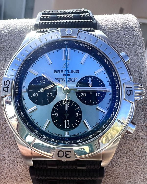 2024 Breitling Chronomat 42MM Blue Dial Rubber Strap (PB0134101C1S2)