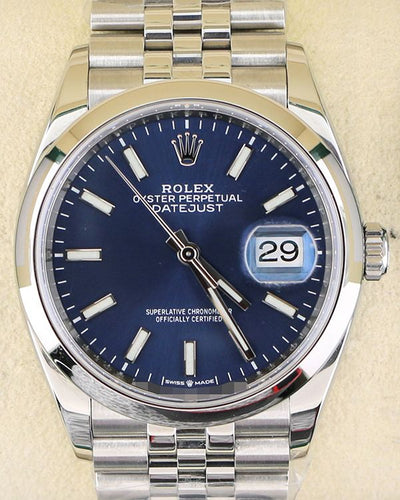 2020 Rolex Datejust 36MM Blue Dial Jubilee Bracelet (126200)