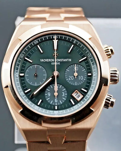 2024 Vacheron Constantin Overseas 42.5MM Green Dial Rose Gold Bracelet (5520V/210R-B966)