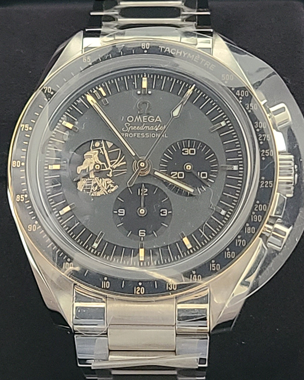 2020 Omega Speedmaster Anniversary Series "Apollo 11 50th Anniversary" L.E. 42MM Black Dial Steel Bracelet (310.20.42.50.01.001)