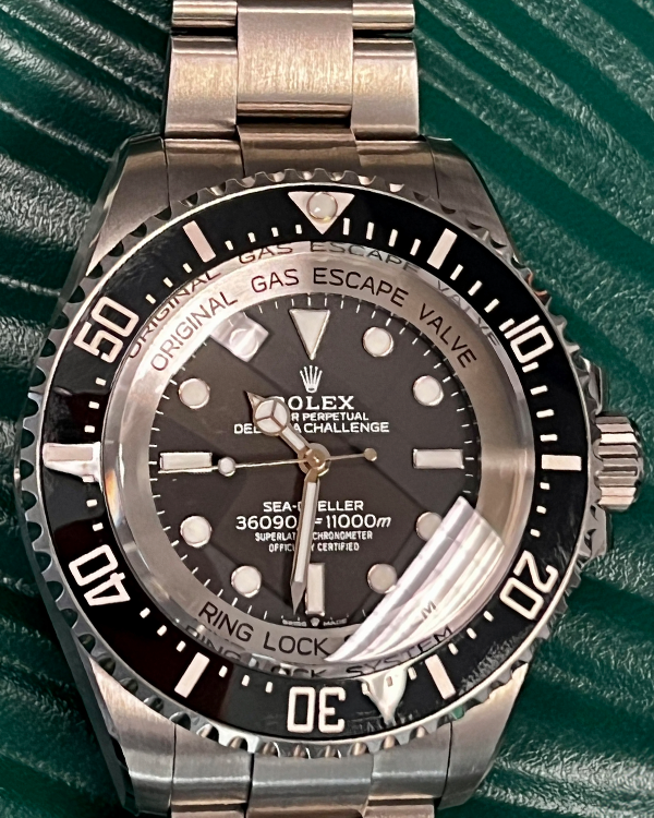 2022 Rolex Sea-Dweller Deepsea Challenge Black Dial Titanium Bracelet (126067)