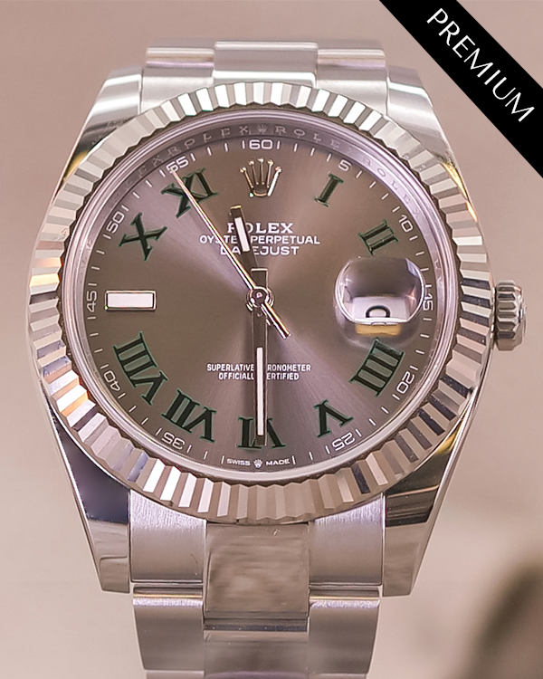 2023 Rolex Datejust "Wimbledon" 41MM Slate Dial Oyster Bracelet (126334)