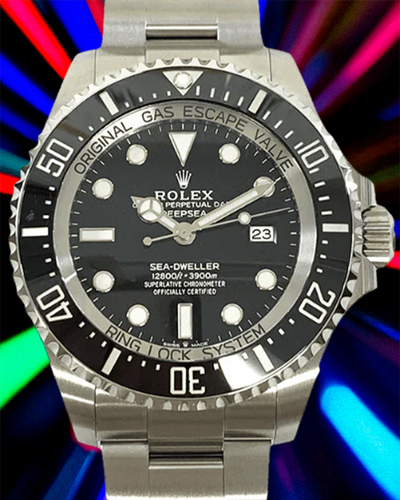 2022 Rolex Sea-Dweller Deepsea 44MM Black Dial Oyster Bracelet (126660)