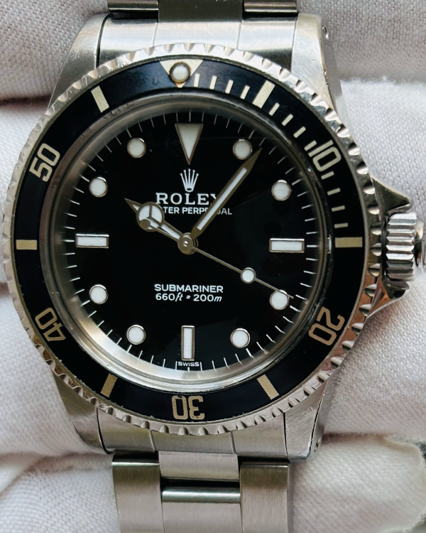 1971 (2.6 Mill Serial) Rolex Submariner No-Date 40MM Black Dial oyster Bracelet (5513)