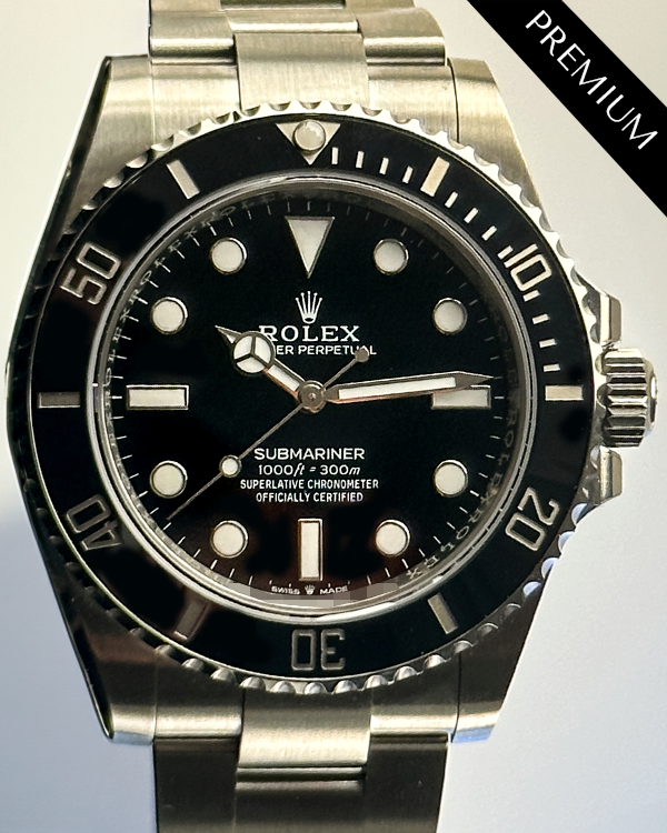 2024 Rolex Submariner No Date 41MM Black Dial Oyster Bracelet (124060)