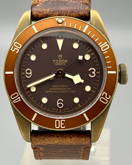 2018 Tudor Black Bay Bronze 43MM Brown Dial Leather Strap (79250BM)
