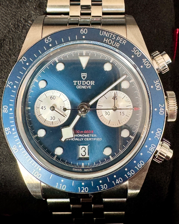 2024 Tudor Black Bay Chrono "Boutique Edition" 41MM Blue Dial Steel Bracelet (79360B)