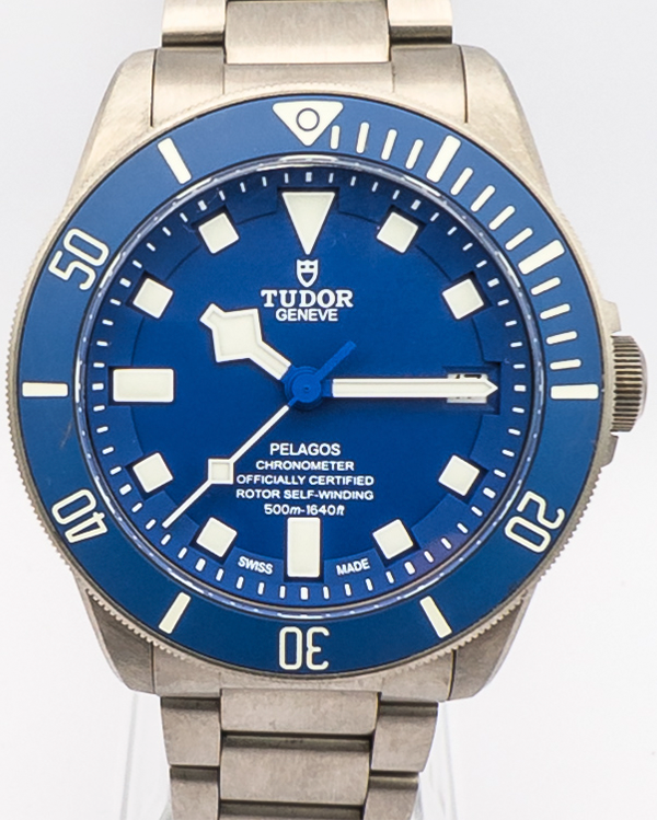 No Reserve - 2018 Tudor Pelagos 42MM  Blue Dial Titanium Bracelet (25600TB)