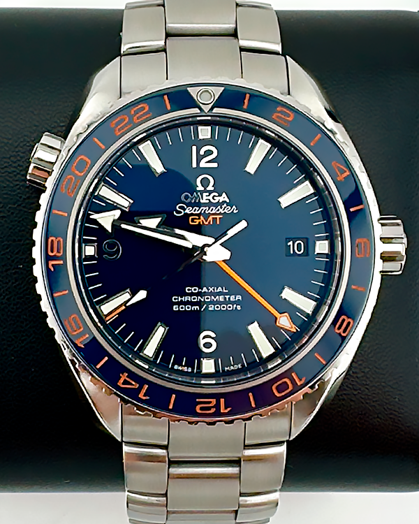 No Reserve - 2014 Omega Seamaster Planet Ocean 600M 43.5MM Blue Dial Steel Bracelet (232.30.44.22.03.001)