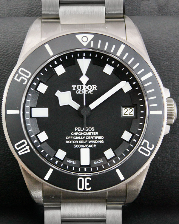 No Reserve - 2023 Tudor Pelagos Chronometer Titanium Black Dial (25600TN)