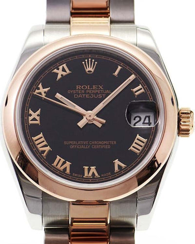 Rolex Datejust 31MM Brown Dial Two-Tone Bracelet (178241)