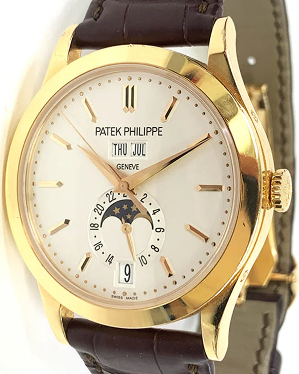 2015 Patek Philippe Grand Complications 38MM Silver Dial Leather Strap (5396R-011)