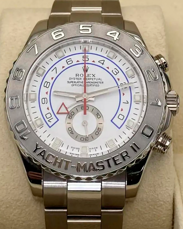 Rolex Yacht-Master II 44MM White Gold White Dial (116689)