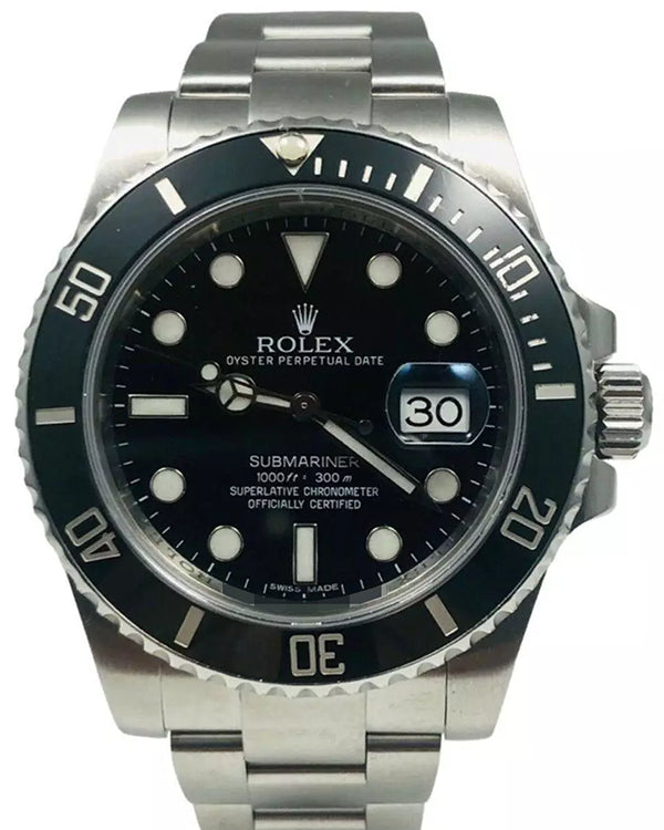 Rolex Submariner 40MM Black Dial Oyster Bracelet (16610)