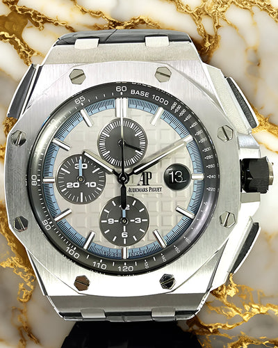 2019 Audemars Piguet Royal Oak Offshore L.E. 44MM Grey Dial Leather Strap (26417BC.OO.A002CR.01)