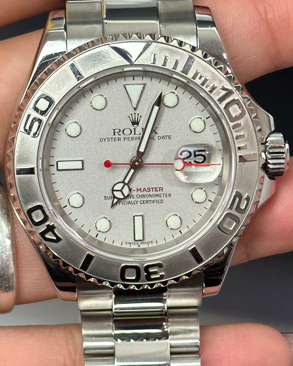 2003 Rolex Yacht-Master 40MM Silver Dial Steel Bracelet (16622)