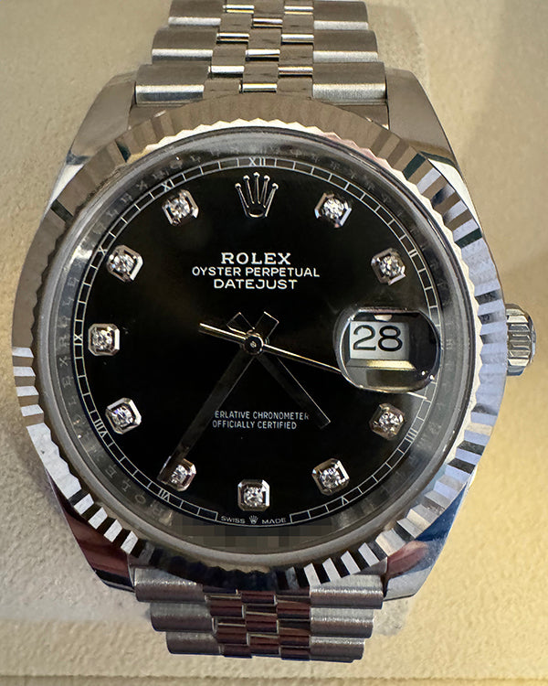 2024 Rolex Datejust 41MM Black Dial Jubilee Bracelet (126334)