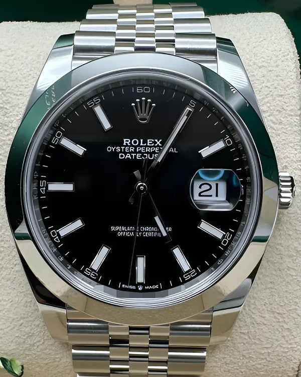 2024 Rolex Datejust 41MM Black Dial Jubilee Bracelet (126300)