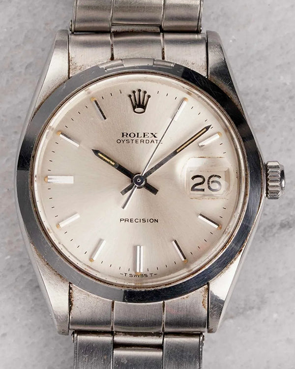 Rolex Oyster Precision 34MM Silver Dial Oyster Bracelet (6694)