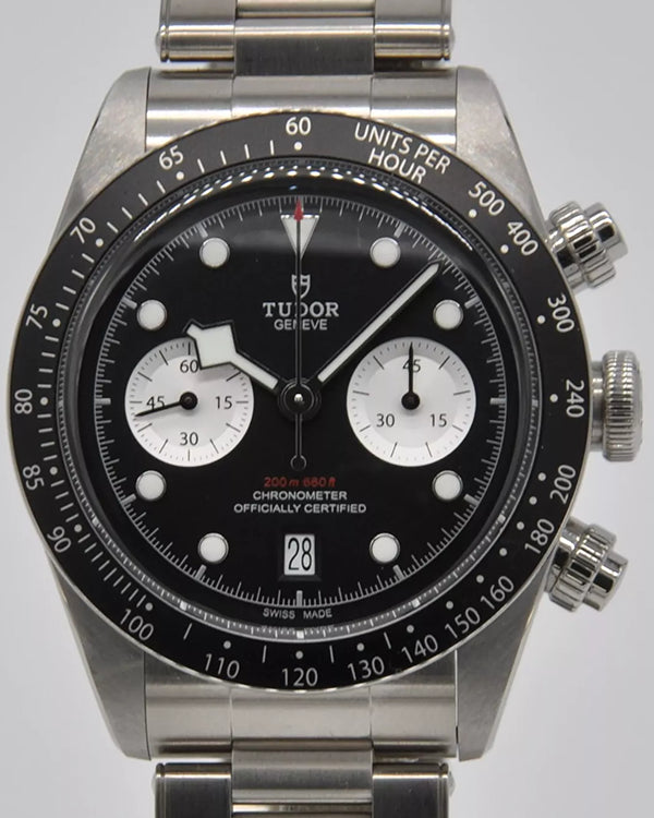 2024 Tudor Black Bay Chrono 41MM Black Dial Steel Bracelet (79360N)