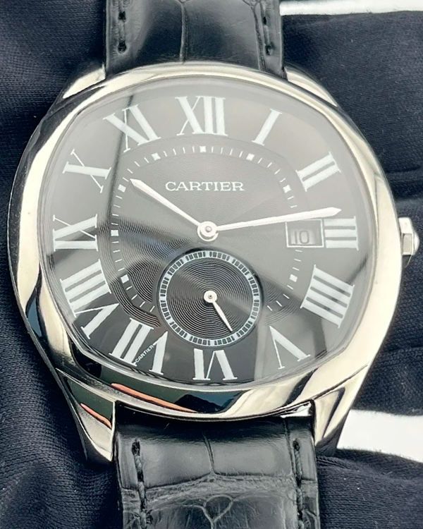 Cartier Drive De Cartier 41MM Black Dial Leather Strap (3930)