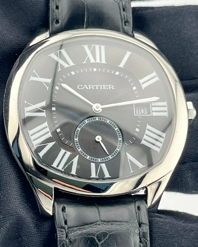 Cartier Drive De Cartier 41MM Black Dial Leather Strap (3930)