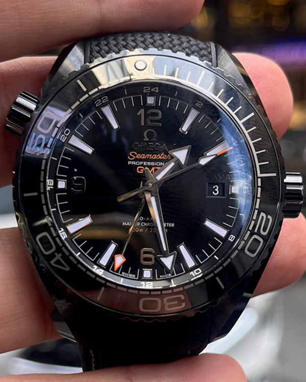 2022 Omega Seamaster Planet Ocean 600M 45.5MM Black Dial Rubber Strap (215.92.46.22.01.001)