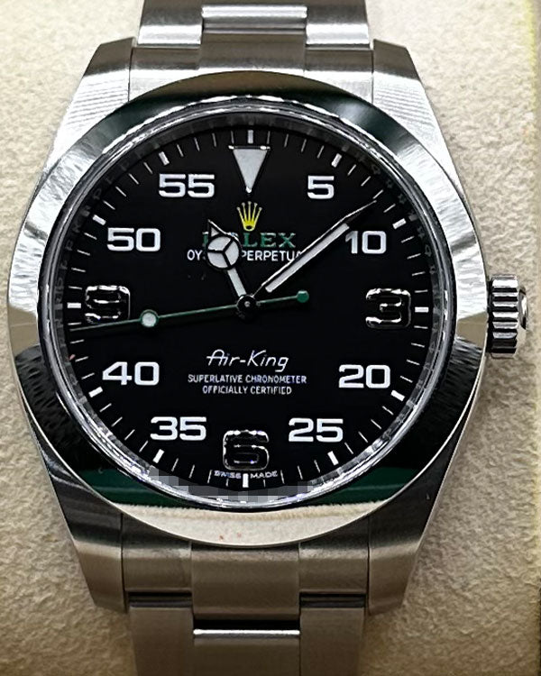 2021 Rolex Air King Oystersteel Black Dial (116900)