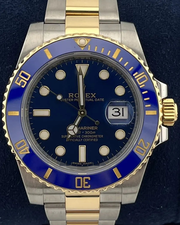 Rolex Submariner  Date "Bluesy" 40MM Blue Dial Two-Tone Oyster Bracelet (116613LB)