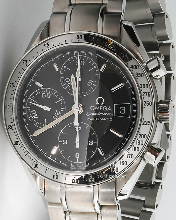 Omega Speedmaster Date 39MM Black Dial Steel Bracelet (3513.50.00)