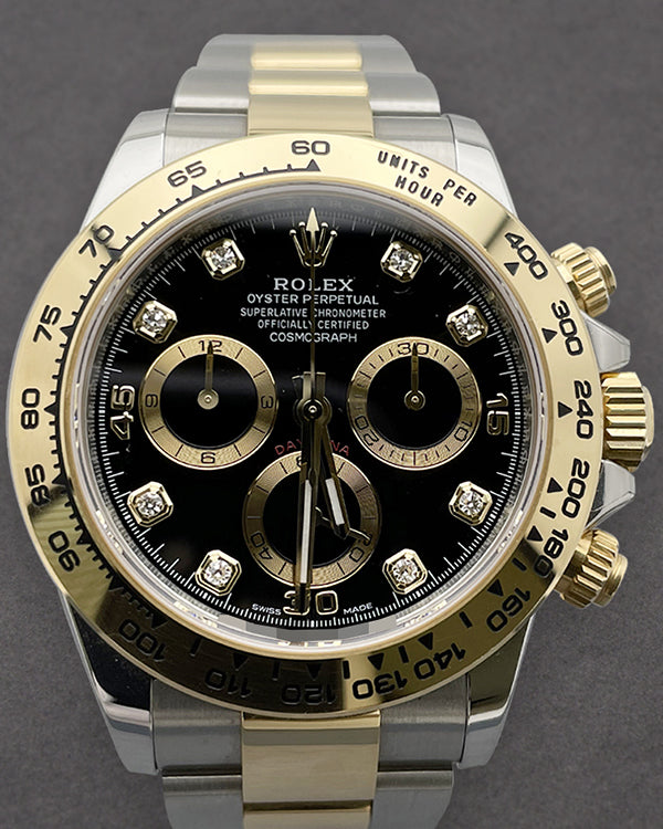 2021 Rolex Cosmograph Daytona 40MM Black Dial Two-Tone Bracelet (116503)