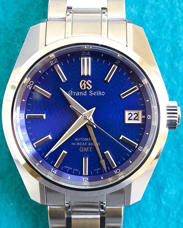 2023 Grand Seiko Heritage Collection "Blue Peacock" L.E. 40MM Blue Dial Steel Bracelet (SBGJ261G)