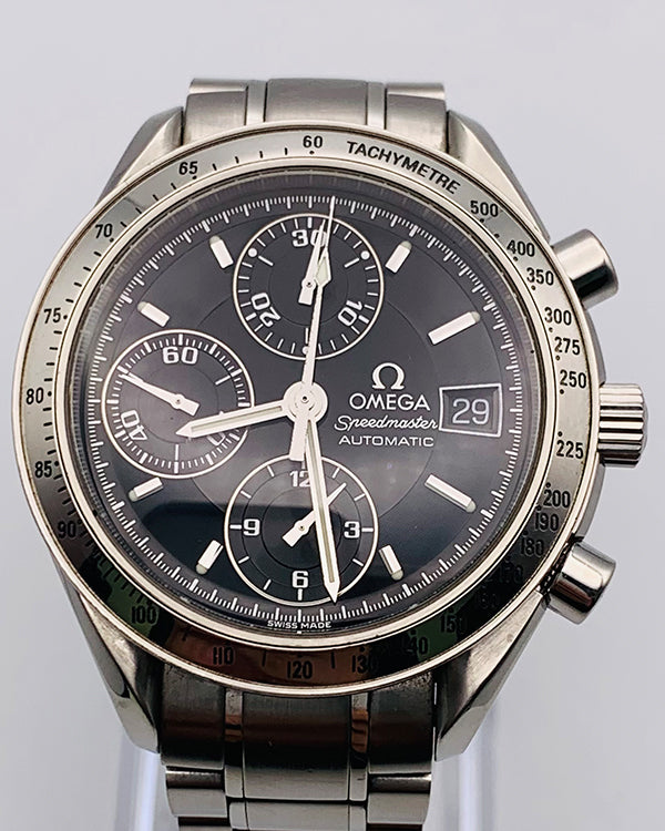 Omega Speedmaster Date 39MM Black Dial Steel Bracelet (3513.50.00)