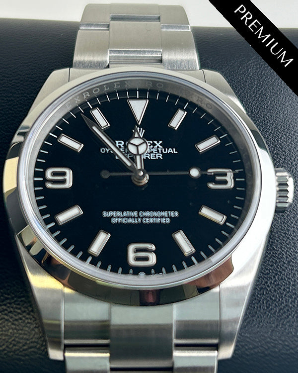 2023 Rolex Explorer 36MM Black Dial Oyster Bracelet (124270)