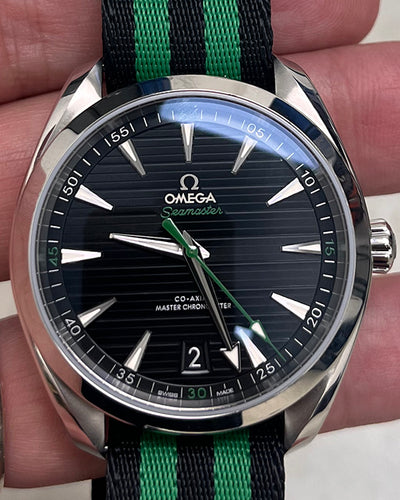 2024 Omega Seamaster Aqua Terra 150M "Golf Edition" 41MM Black Dial Textile Strap (220.12.41.21.01.002)