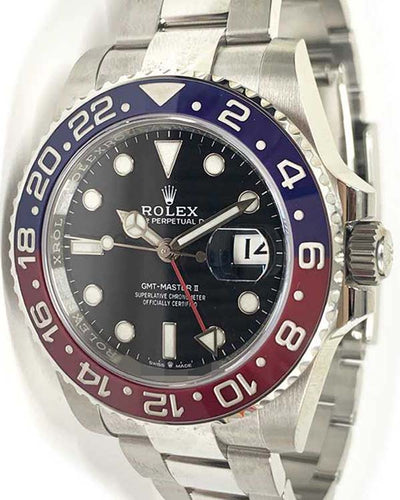 Rolex GMT-Master II "Pepsi" 40MM Black Dial Oyster Bracelet (126710BLRO)