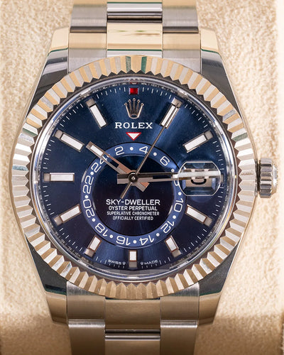 2024 Rolex Sky-Dweller 42MM Blue Dial Oyster Bracelet (336934)