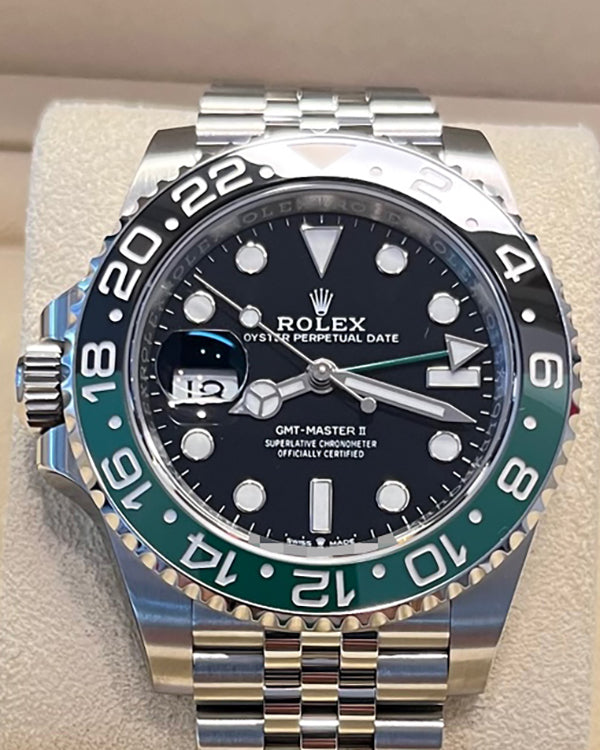 2024 Rolex GMT-Master II "Sprite" 40MM Black Dial Jubilee Bracelet (126720VTNR)