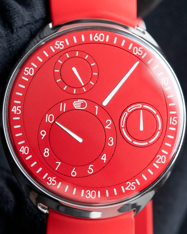 2022 Ressence Type 1 Slim 42MM Red Dial Rubber Strap (Type 1SR)