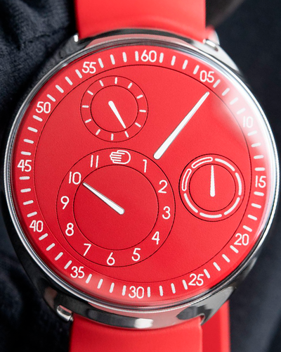 2022 Ressence Type 1 Slim 42MM Red Dial Rubber Strap (Type 1SR)