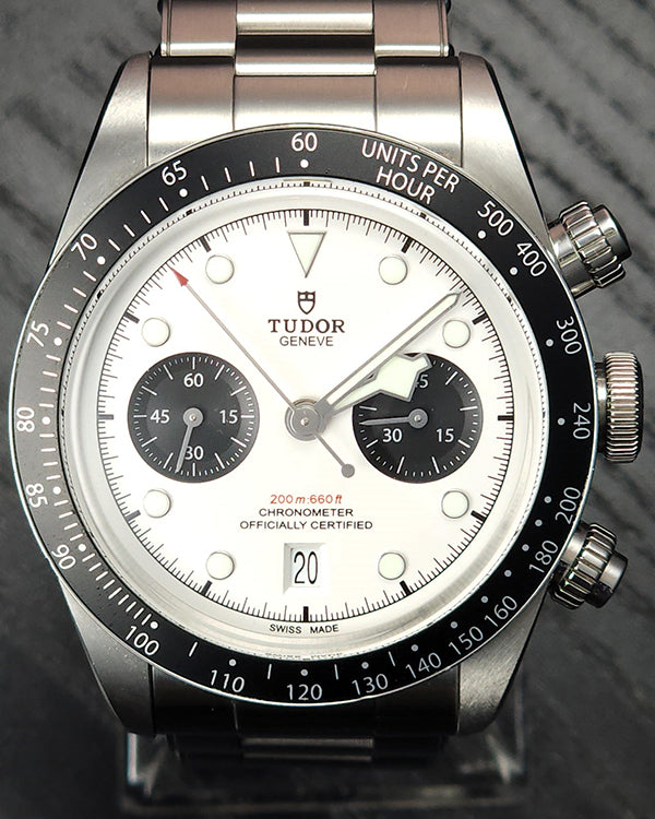 2022 Tudor Black Bay Chrono "Panda" 41MM White Dial Steel Bracelet (79360N)