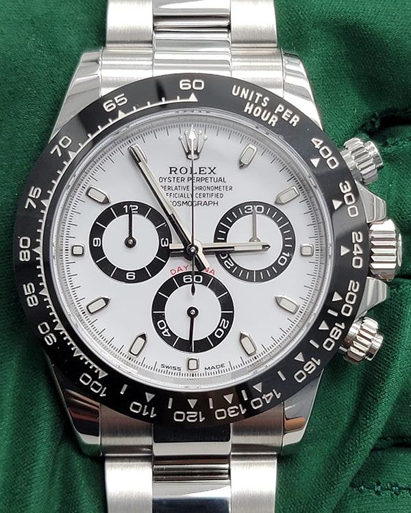 2023 Rolex Cosmograph Daytona "Panda" 40MM White Dial Oyster Bracelet (116500LN)