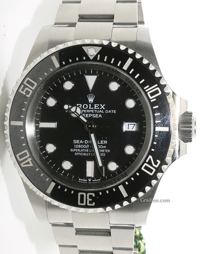 2023 Rolex Sea-Dweller Deepsea 44MM Black Dial Oyster Bracelet (136660)