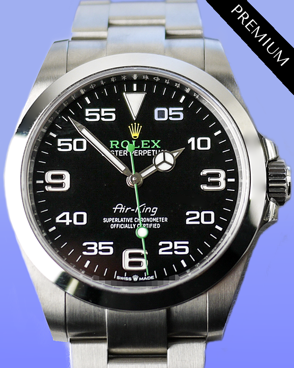 2023 Rolex Air-King 40MM Black Dial Oyster Bracelet (126900)