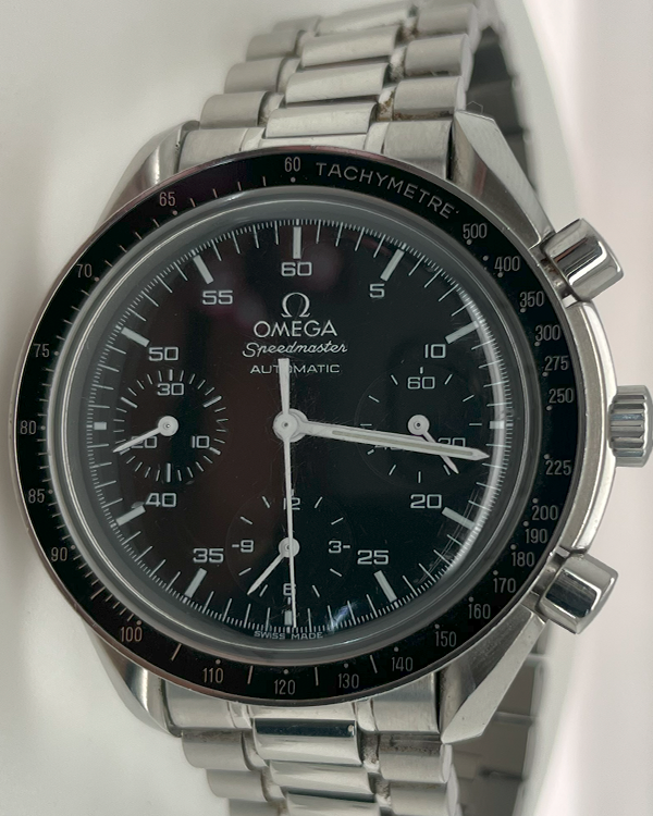 Omega Speedmaster Reduced 39MM Black Dial Steel Bracelet (3510.50.00)