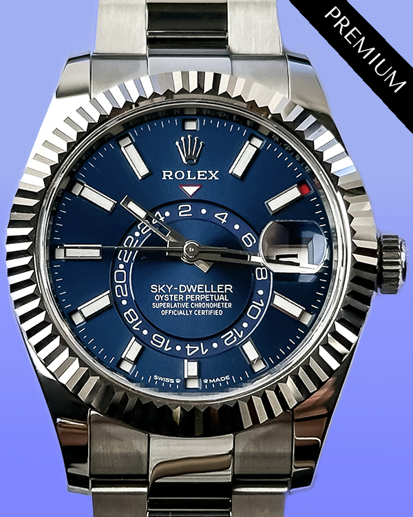 2024 Rolex Sky-Dweller 42MM Blue Dial Oyster Bracelet (336934)