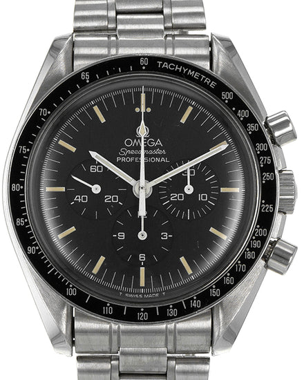 Omega Speedmaster Professional Moonwatch 42MM Black Dial Steel Bracelet (3590.50)